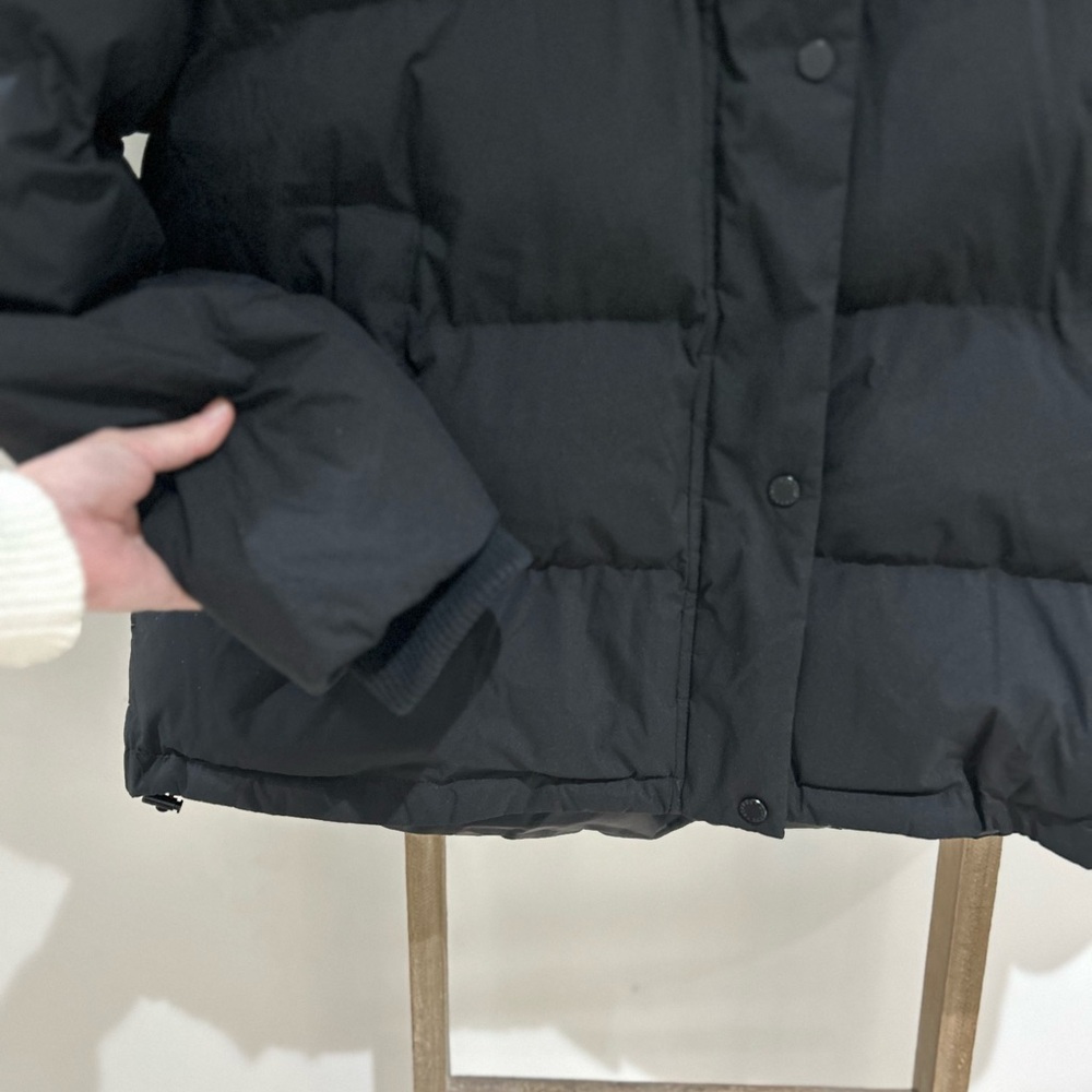 Modern Supply by Sanctuary Black Hooded Puffer Coat Jacket Women’s Size XL NWT - Picture 5 of 10